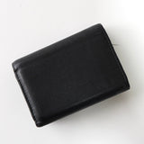 バレンシアガ エブリティ ミニ コンパクトウォレット レザー 三つ折り財布 ブラック - NEWSED