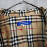 バーバリー ブルーレーベル フリースジャケット ノバチェック裏地 カーキ - NEWSED