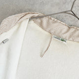 シュミーズ ラコステ ヴィンテージ フランス製 トラックジャケット ブルゾン ロゴパッチ ストライプ柄 ベージュ - NEWSED