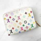 ヴィトン モノグラム マルチカラー ジッピー・コインパース ブロン・リッチ コンパクトウォレット 箱付き - NEWSED