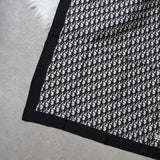 クリスチャン ディオール トロッター シルク スカーフ ブラック - NEWSED