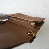 グッチ ズゥミ パイソン チェーン ミニウォレット 二つ折り財布 キャメル - NEWSED