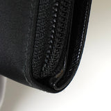 プラダ テスート ポコノ ナイロン トライアングルロゴ ラウンドファスナー 二つ折り財布 ブラック - NEWSED