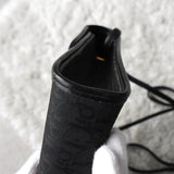 ディオール ヴィンテージ トロッター キャンバス/レザー ショルダーバッグ ブラック - NEWSED