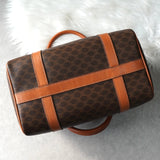 セリーヌ マカダム ボストンバッグ ブラウン - NEWSED