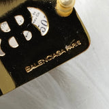 バレンシアガ ヴィンテージ ロゴバックル ブラック デッドストック - NEWSED