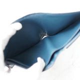 ボッテガ ヴェネタ イントレチャート レザー 二つ折り財布 ネイビー - NEWSED