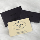 プラダ ポコノ テスート ナイロン ショルダーバッグ 三角プレート ブラック ギャランティーカード付き - NEWSED