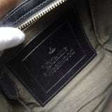 ヴィヴィアン ウエストウッド オーブ レザー ショルダーバッグ ダークブラウン - NEWSED