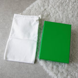 ボッテガ・ヴェネタ イントレチャート レザー 三つ折り財布 ライトブルー 箱付き - NEWSED