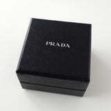 プラダ ドクロ チャーム キーリング キーホルダー シルバー - NEWSED