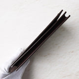 カルティエ サントス レザー 二つ折り 長財布 ブラウン - NEWSED