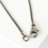 シャネル カメリア ココマーク ネックレス シルバー / ブラック - NEWSED