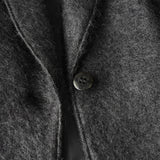 ジバンシィ ショールカラー グラデーション モヘア ジャケット コート グレー - NEWSED