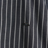 ヴィヴィアン ウエストウッド オーブ ストライプ柄 長袖シャツ クレリックシャツ ブルー - NEWSED