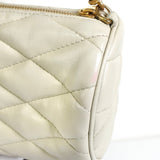 サンローラン サドスモール ドラムバッグ オフホワイト レディース - NEWSED