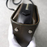 ヴィヴィアン ウエストウッド オーブ レザー ショルダーバッグ ダークブラウン - NEWSED