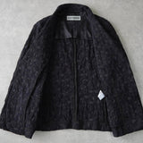 イッセイミヤケ フラワー ナイロン シングル イージー セットアップ ブラック レディース - NEWSED