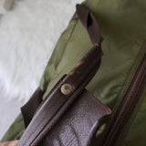 プラダ ポコノ テスート ナイロン ボストンバッグ トライアングルロゴ カーキ - NEWSED