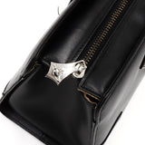 ヴィヴィアン ウエストウッド オーブ レザー ハンドバッグ 自立型 ブラック - NEWSED