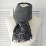 フェンディ ズッカ マフラー グレー - NEWSED