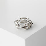 エルメス ルガテ スカーフリング シルバー - NEWSED