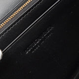 ボッテガ ヴェネタ イントレチャート カセット レザー ロングウォレット 二つ折り財布 ブラック - NEWSED