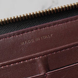 シャネル ラムスキン マトラッセ ラウンドジップ レザー 長財布 ブラック 保存袋・箱付き - NEWSED