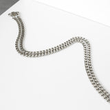 セリーヌ ヴィンテージ サークルロゴ シルバー ネックレス - NEWSED