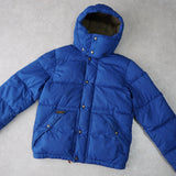 ポロ バイ ラルフローレン フーデッド ダウンジャケット フード取り外し可能 ブルー - NEWSED