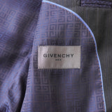 ジバンシィ シングル ストライプ テーラードジャケット ブラウン - NEWSED