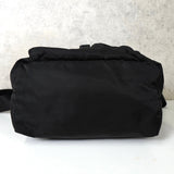 プラダ テスート ポコノ ナイロン トライアングルロゴ ショルダーバッグ ブラック - NEWSED