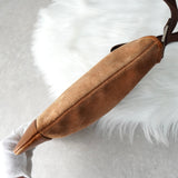 ロエベ アナグラム ショルダーバッグ ブラウン レザー / スエード - NEWSED