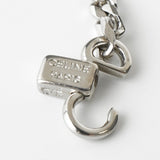 セリーヌ ヴィンテージ サークルロゴ シルバー ネックレス - NEWSED