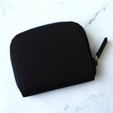 プラダ ナイロン ラウンドファスナー コインケース 三角プレート ラウンドジップ ブラック - NEWSED