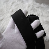 プラダ ポコノ テスート ナイロン 三角プレート ショルダーバッグ メッセンジャーバッグ ブラック - NEWSED