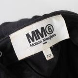 エムエムシックス メゾンマルジェラ スタッズ ロゴ ベースボール キャップ 帽子 ブラック - NEWSED