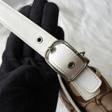 コーチ シグネチャー キャンバス ショルダーバッグ ベージュ - NEWSED