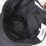 エムエムシックス メゾンマルジェラ スタッズ ロゴ ベースボール キャップ 帽子 ブラック - NEWSED