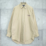 ポロ スポーツ ラルフローレン 長袖シャツ ロゴ刺繍 ベージュ - NEWSED