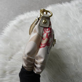 コーチ ポピー デイジー 花柄 シグネチャー キャンバス ハンドバッグ ベージュ - NEWSED