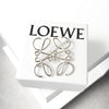 ロエベ アナグラム シルバー ブローチ 箱付き