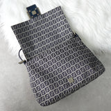 フェンディ マンマバケット ズッキーノ キャンバス ワンショルダーバッグ グレー / ネイビー - NEWSED