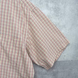 イヴ サンローラン ヴィンテージ チェック柄 半袖シャツ マルチカラー - NEWSED