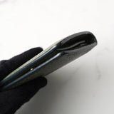 メゾン マルジェラ 四つタグ レザー 二つ折り財布 コンパクトウォレット カーキ 箱付き - NEWSED