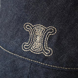 セリーヌ トリオンフ デニム バケットハット ブルー - NEWSED