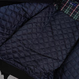 フレッドペリー ロゴ刺繍 レザー切り替え ウールブルゾン ブラック - NEWSED