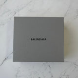 バレンシアガ エブリディ レザー 三つ折り財布 コンパクトウォレット ブラック - NEWSED