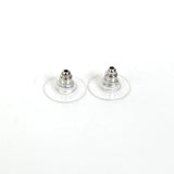 シャネル ココマーク チェック クリア サークル ピアス ホワイト / ブラック レディース - NEWSED