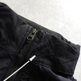 ポロ ラルフローレン ナイロン切り替え フリースジャケット ブラック - NEWSED